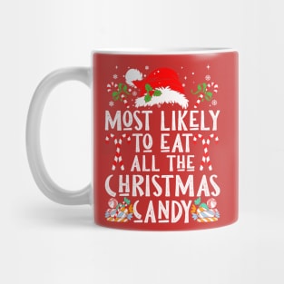 Most Likely To Eat All The Christmas Candy Mug